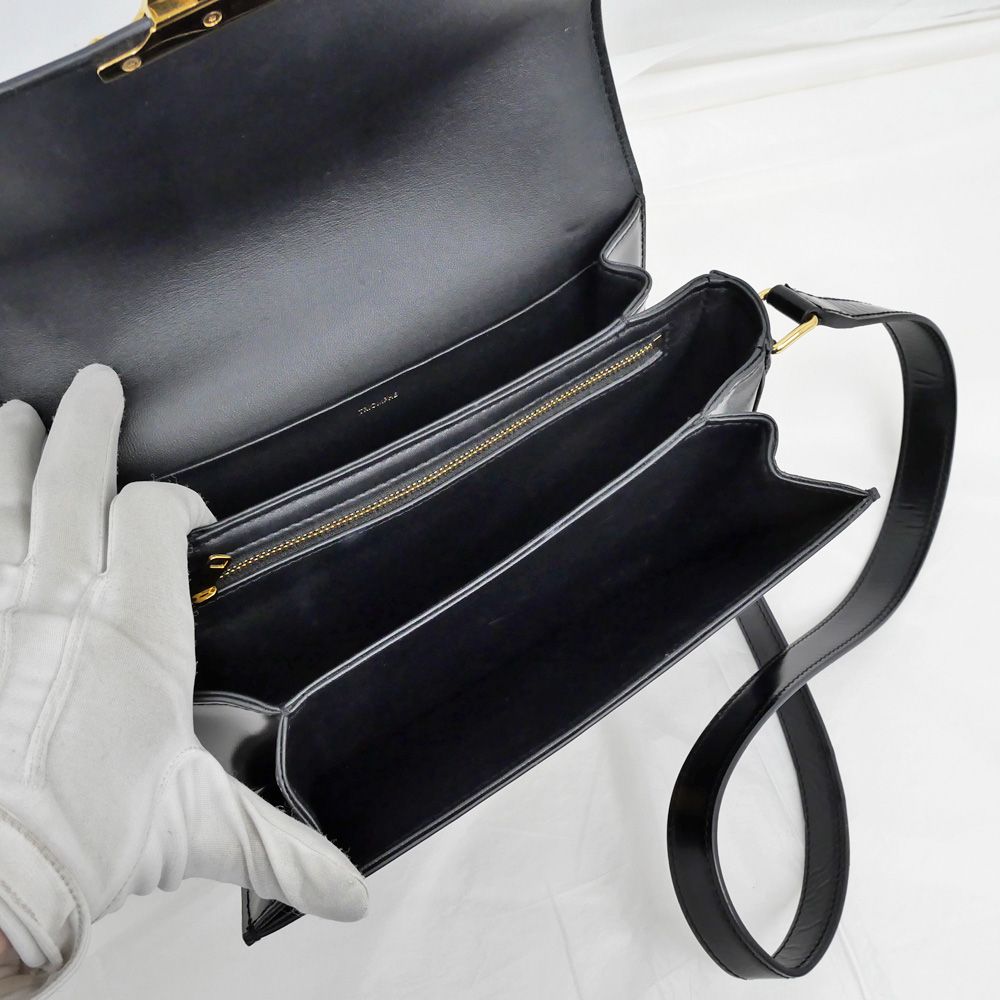 コバ出品 名東】【CELINE】セリーヌ トリオンフ クラシックショルダー