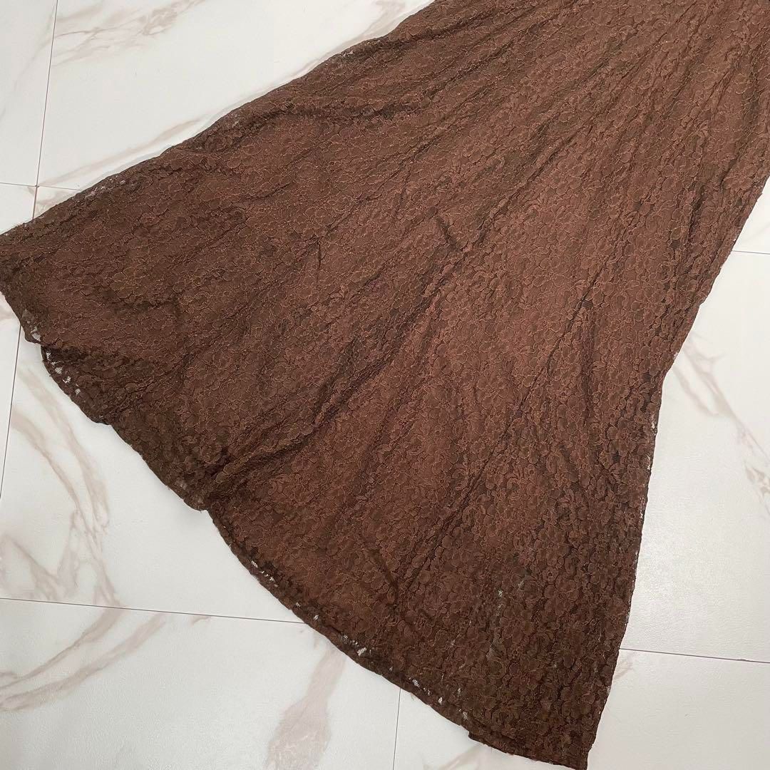 コーデュロイ レースドレス