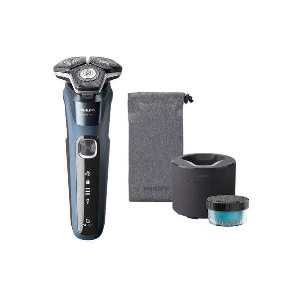 PHILIPS S5880/60 セルリアンブルー 5000シリーズ [ウェットu0026ドライ電気シェーバー (回転式・充電式) ] 
