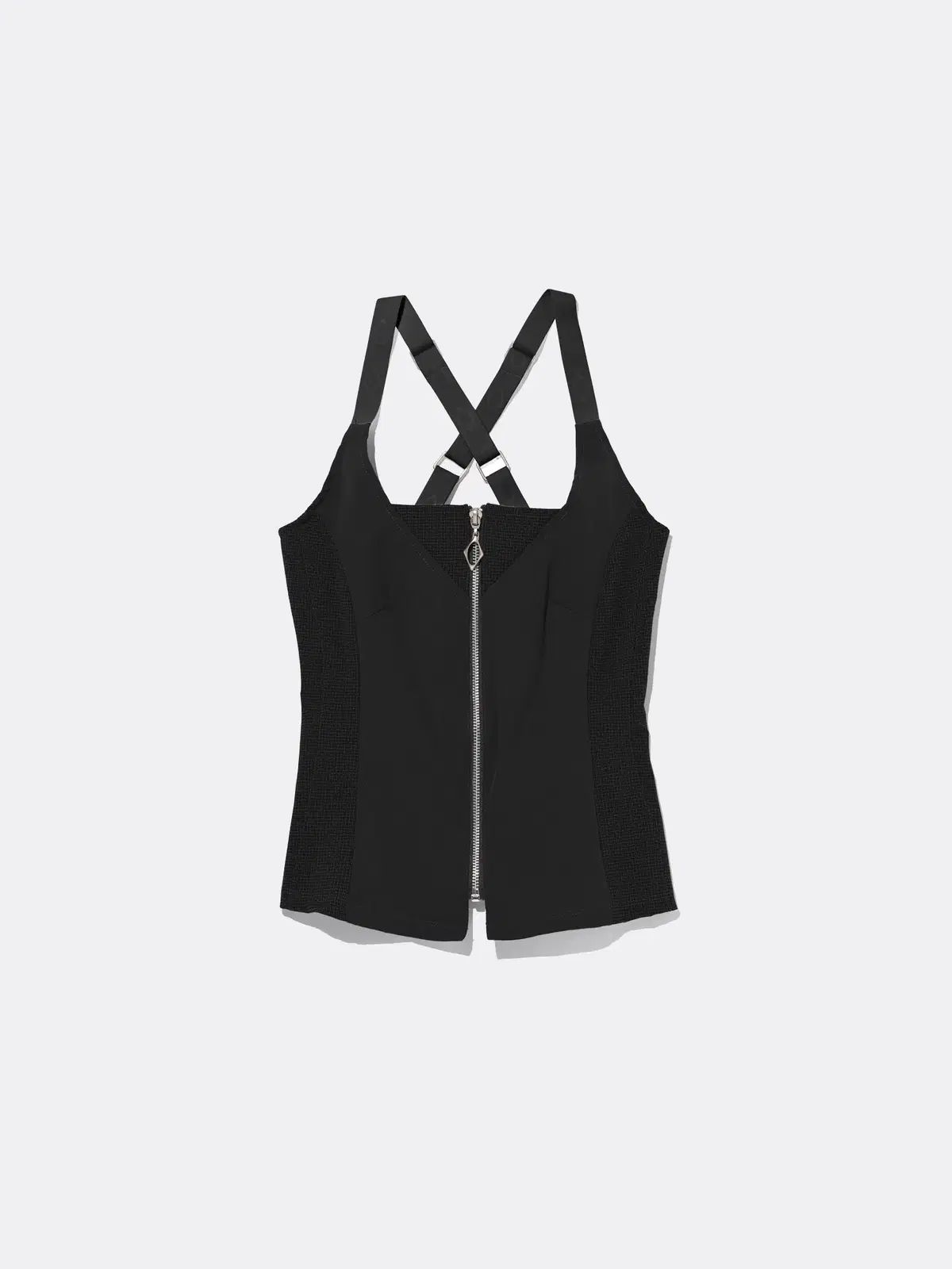MISCHIEF ミスチーフ ストラップ 家 カルマ ノースリーブ 黒 M