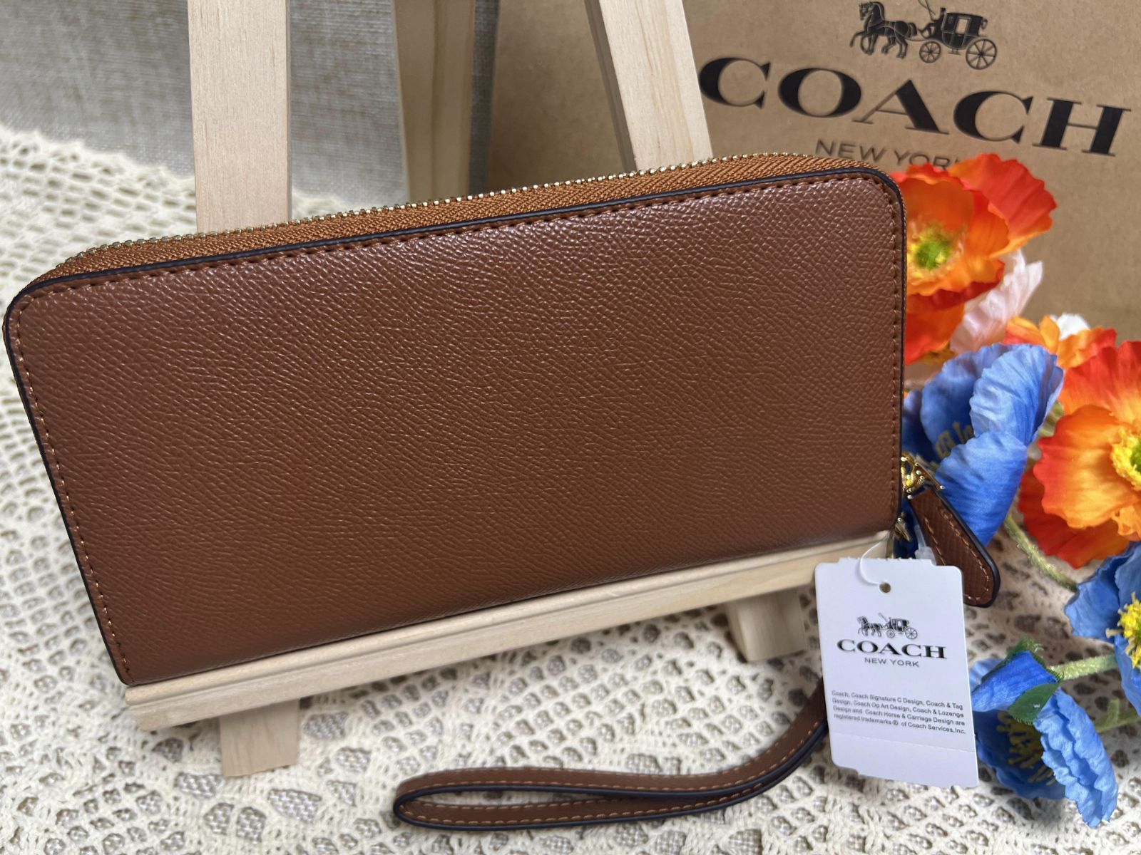 COACH財布 コーチ 長財布 シグネチャー ラウンドファスナー