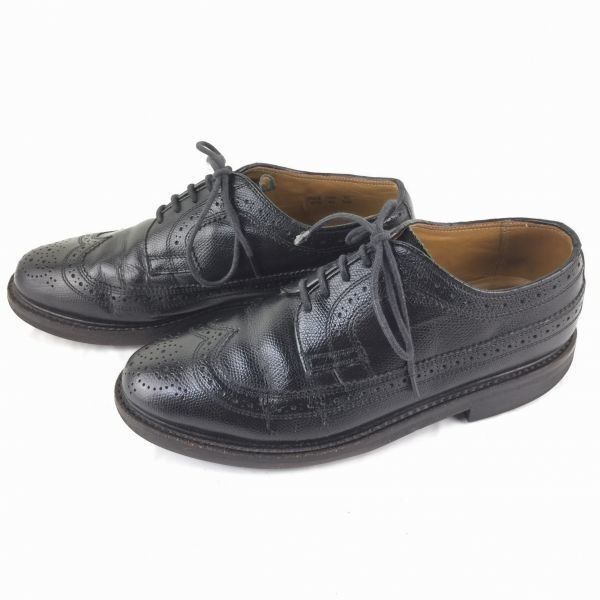 REGAL リーガル ウイングチップ ビジネスシューズ〈黒/BLACK〉 サイズ 