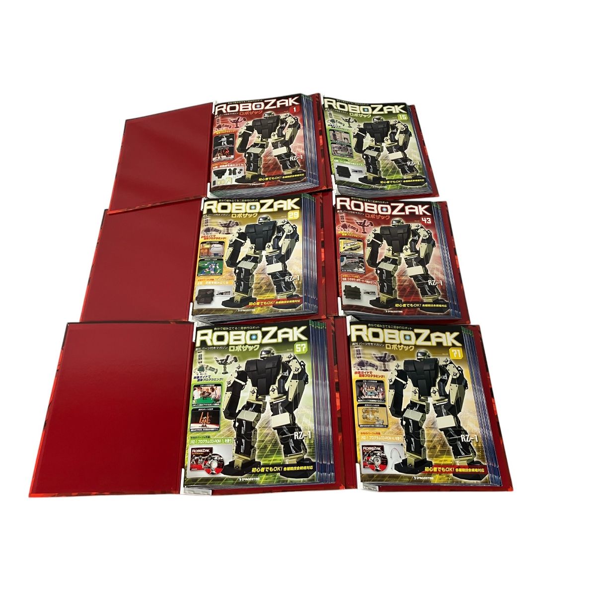 消費税無し DeAGOSTINI ディアゴスティーニ ロボザック 1-85巻 完成品 キャラクター