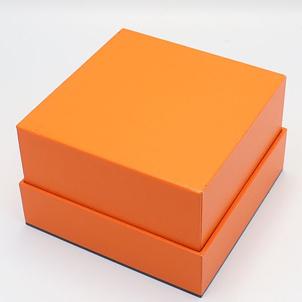 説明書付 エルメス 空箱/BOX 腕時計用 オレンジ レディース
