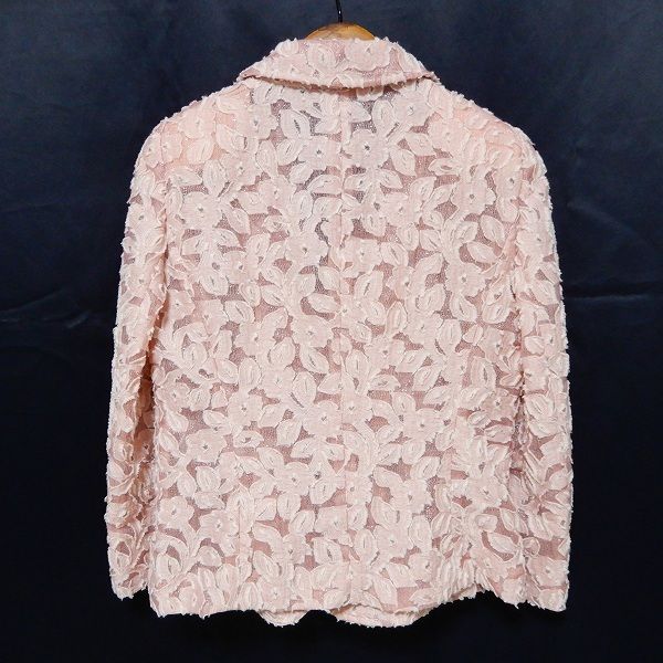 anc エスカーダ ESCADA ジャケット 36 ピンク 花柄 レディース
