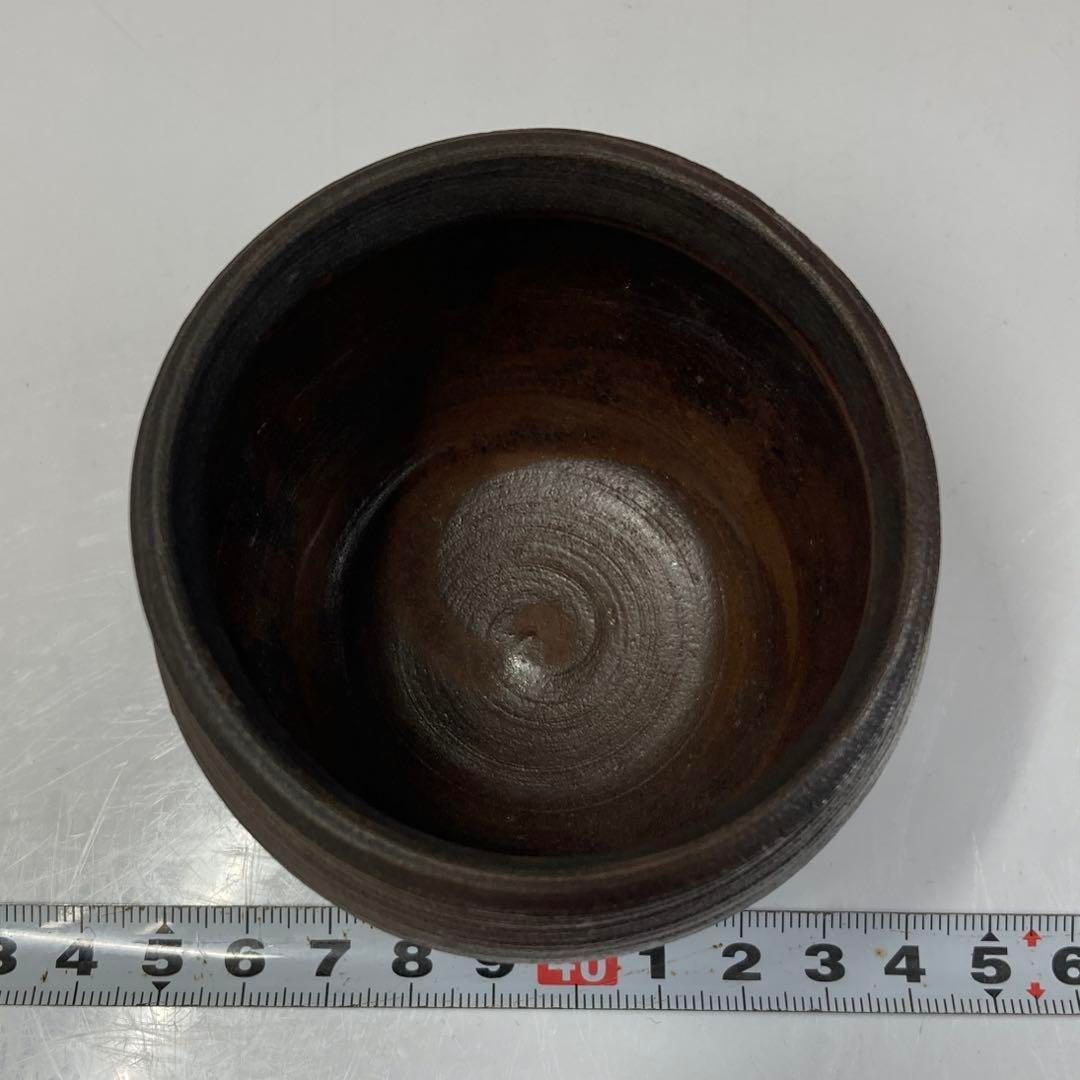 古越前 お歯黒壺 木箱付 口径7.3㎝ 東Y5-0718④ - メルカリ