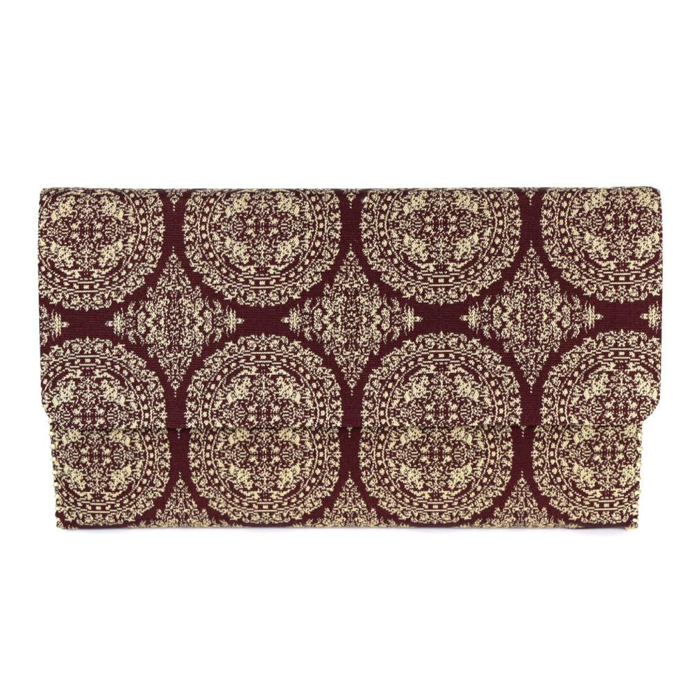 御物刺衲御袈裟裂倣織　天平刺衲文錦　龍村平蔵製　座布団カバー　2枚組 座布団カバー 天平刺衲文錦 龍村平蔵製 御物刺衲御袈裟裂