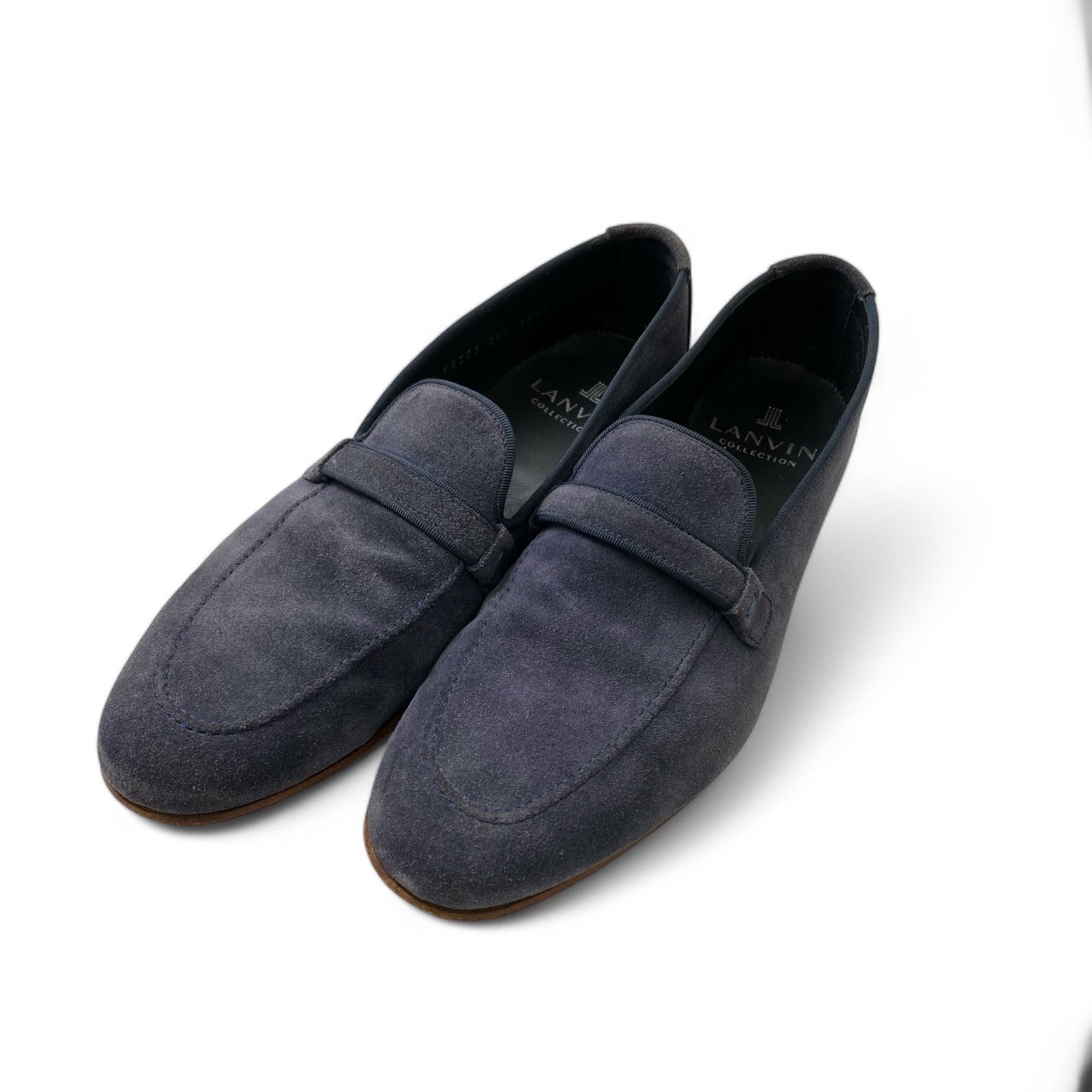 LANVIN COLLECTION ランバンコレクション Uチップスウェードローファー 