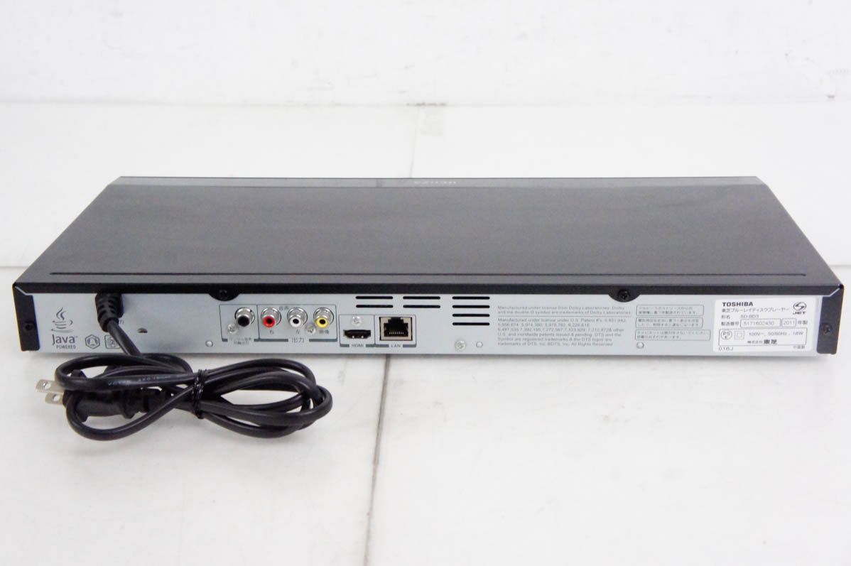 最も安い 【】東芝TOSHIBA ブルーレイディスクプレーヤー SD-BD3 BD