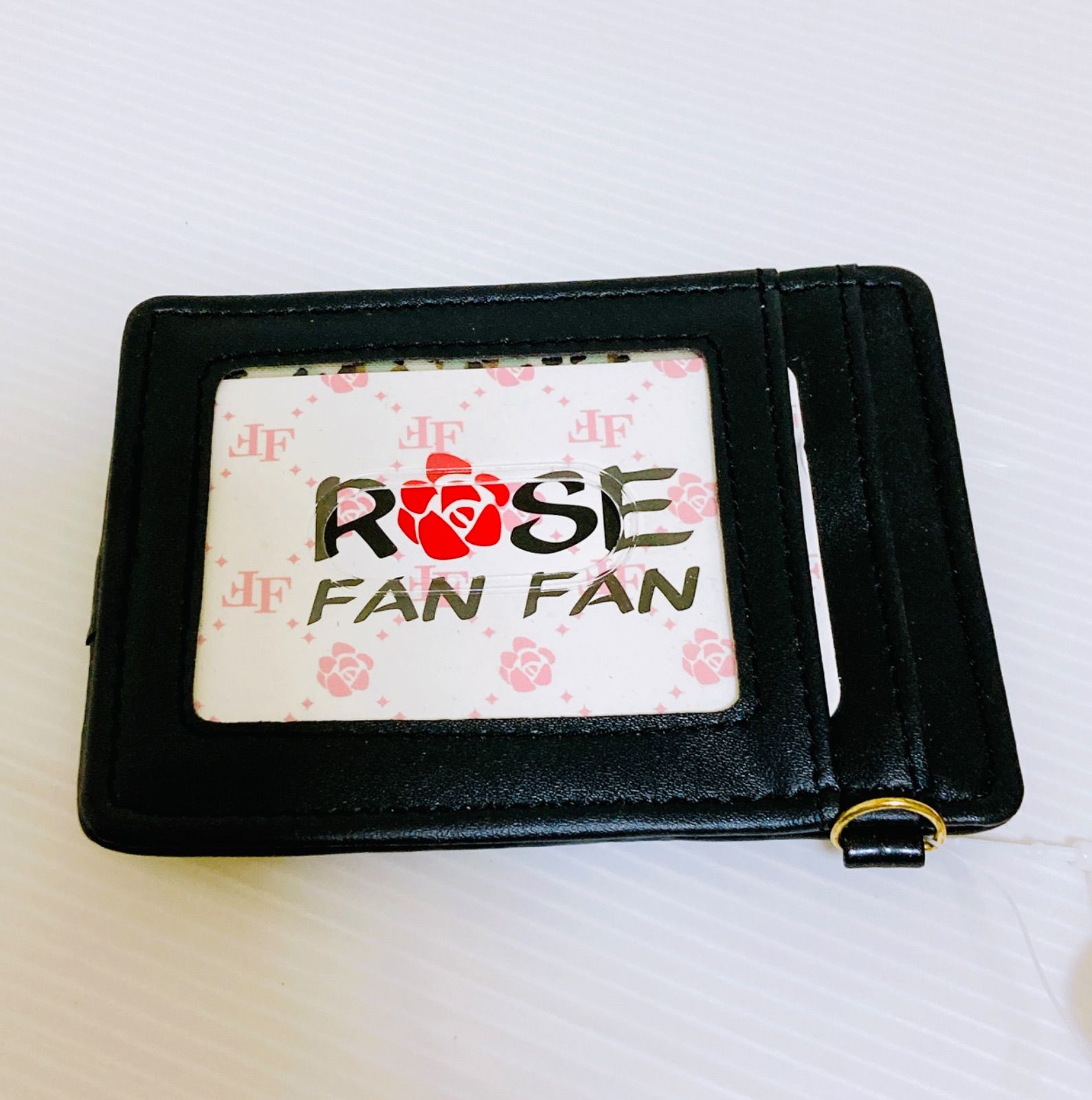 未使用】パスケース 定期入れ レディース ROSE FANFAN ローズファン