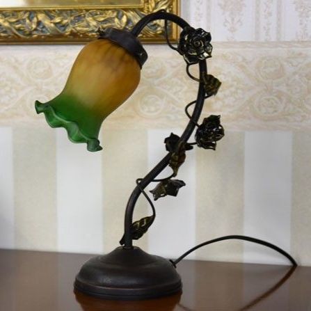 テーブルライト ランプ 室内エッセンス グリーンブッド1灯タッチ