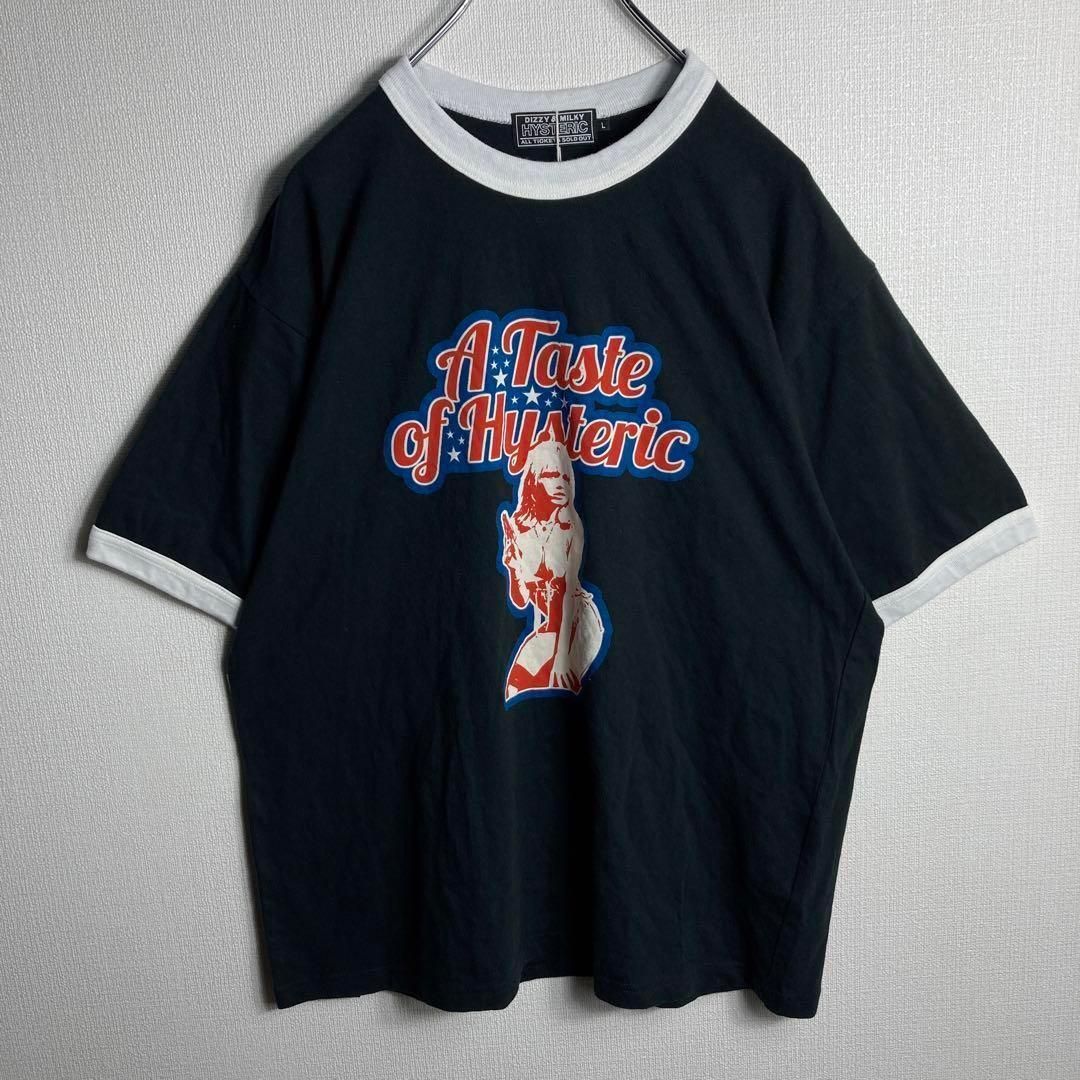 新品・未使用✨ヒステリックグラマー Tシャツ ヒスガール FREE 新品未使用タグ付き】ヒステリックグラマー リンガーTシャツ