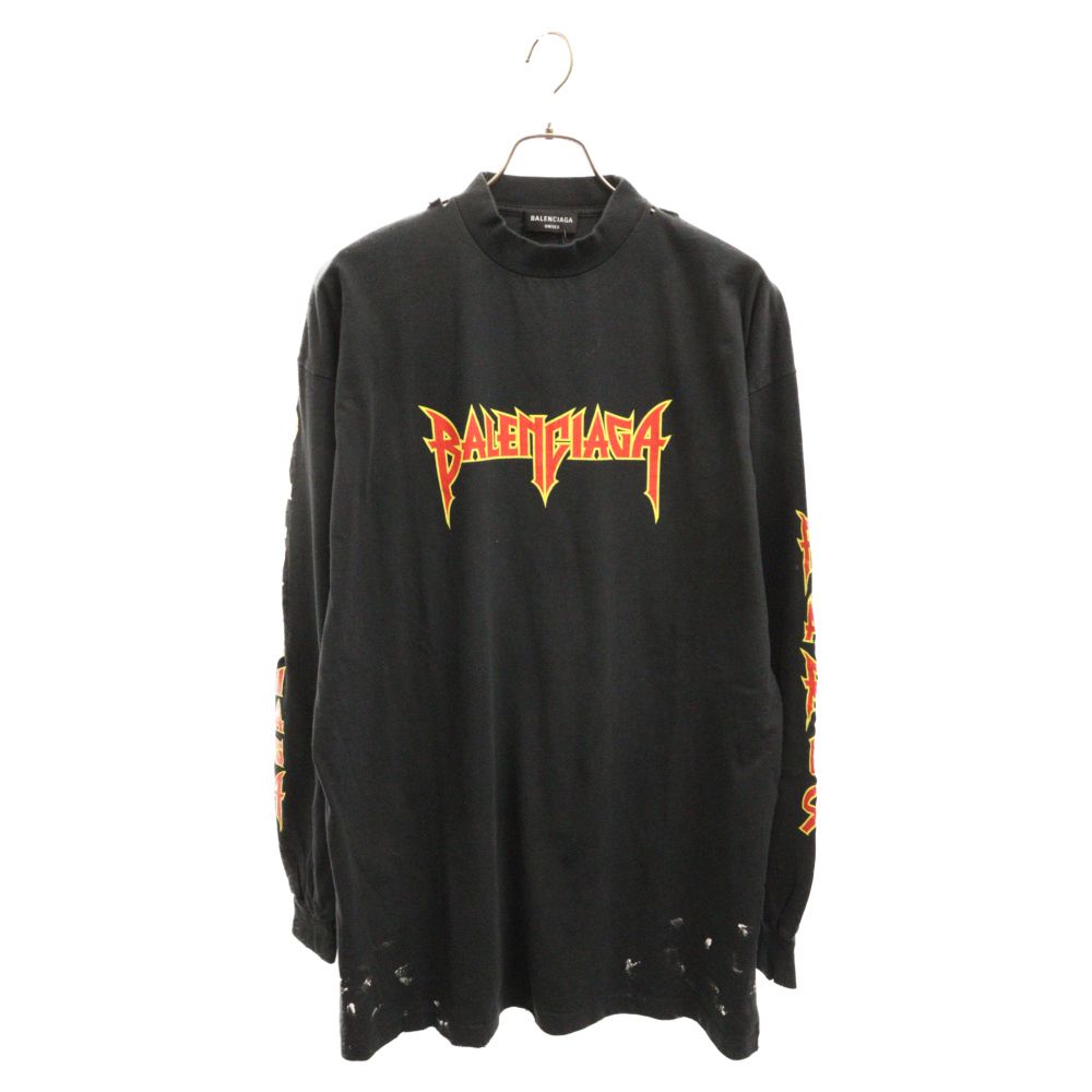 BALENCIAGA (バレンシアガ) Metal Oversized Long Sleeve Tee 693949