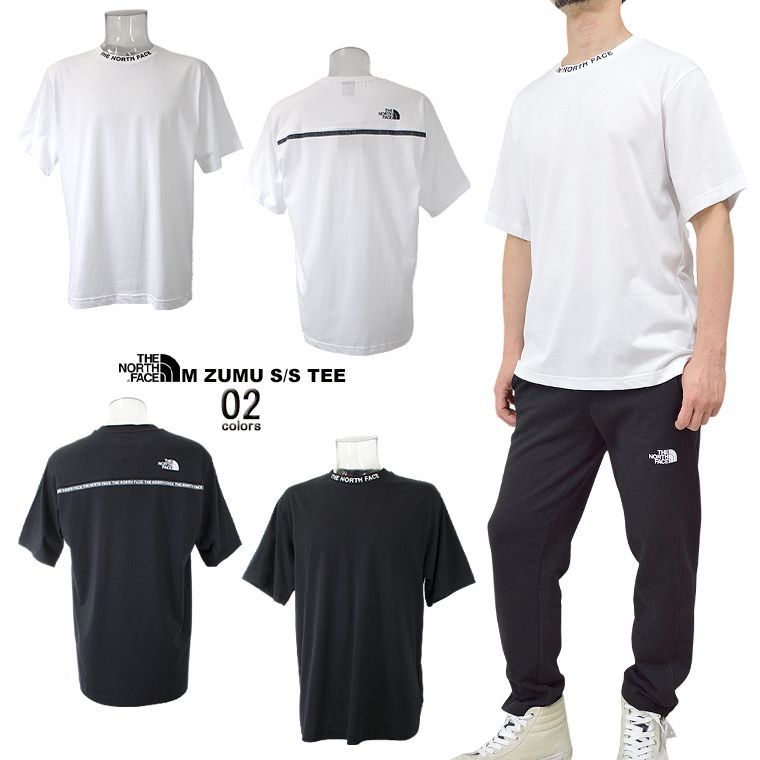 THE NORTH FACE ズム半袖Tシャツ M ZUMU S/S TEE 半T 海外限定 定番 人気 売れ筋アイテム 半袖T 半TEE クルーネックT コットンTシャツ アイコニックロゴ オーバーサイズ 男女兼用 ユニセックス