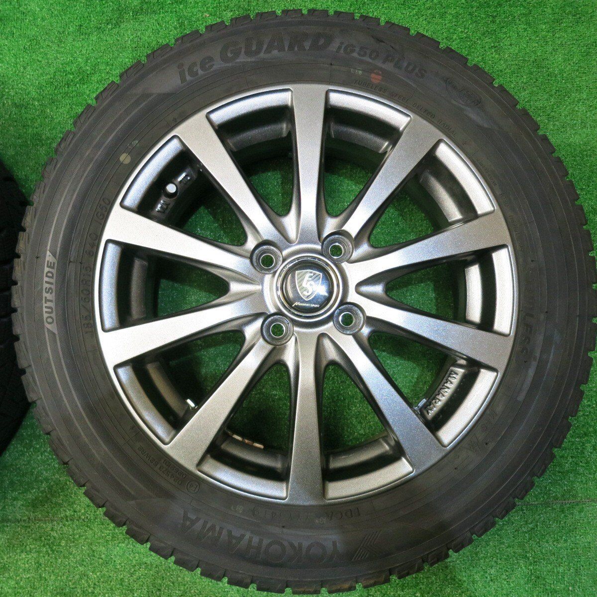 軽用 マナレイアルミ ダンロップ 155/65R13 7分強～8分山 4本 パレット ルークス ライフ ゼスト EKワゴン ワゴンR MRワゴン ラパン パレット等軽自動車に ダンロップ WM02 155⁄65R13 マナレイ EuroSpeed