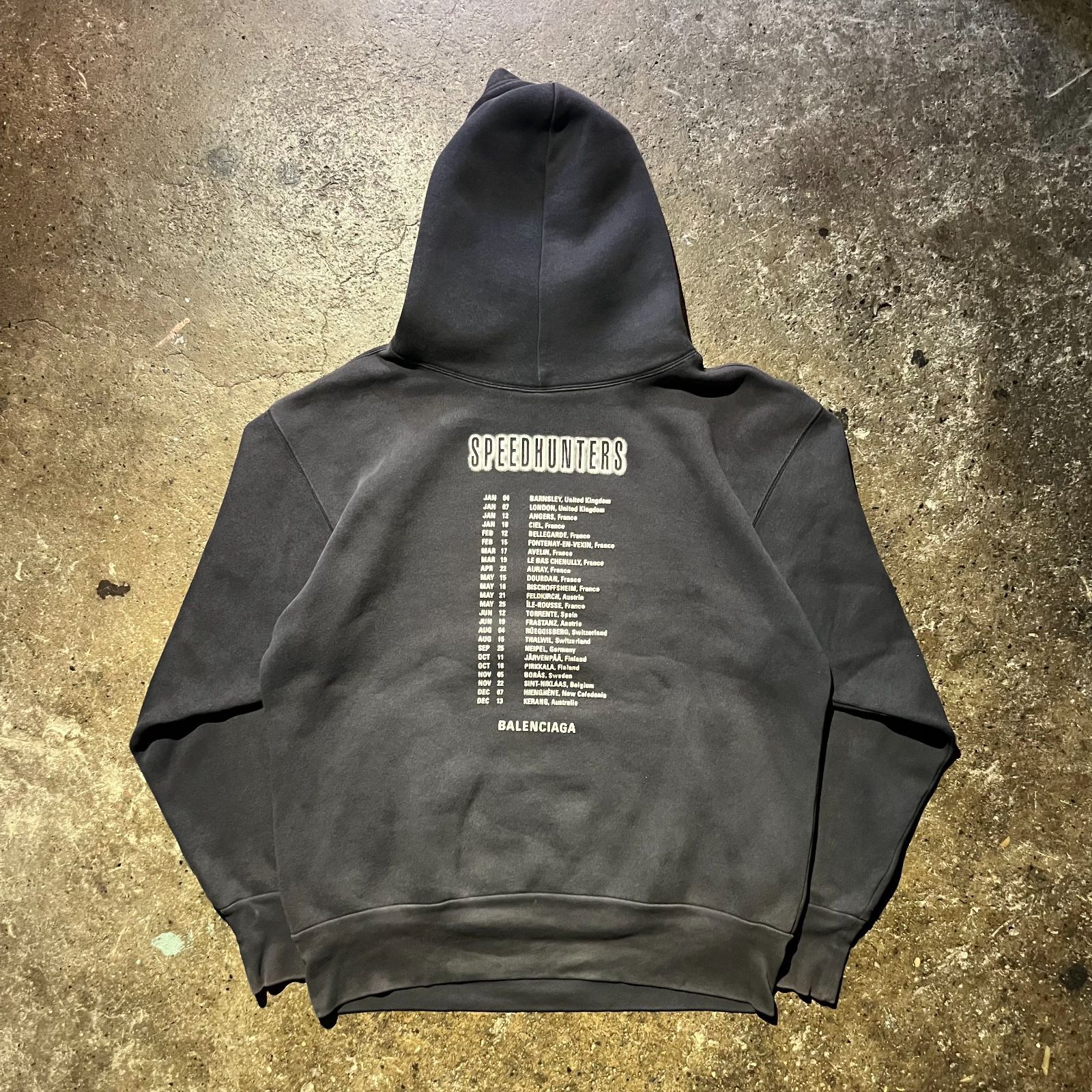 BALENCIAGA 18aw SPEEDHUNTERS HOODIE XS バレンシアガ 2018aw