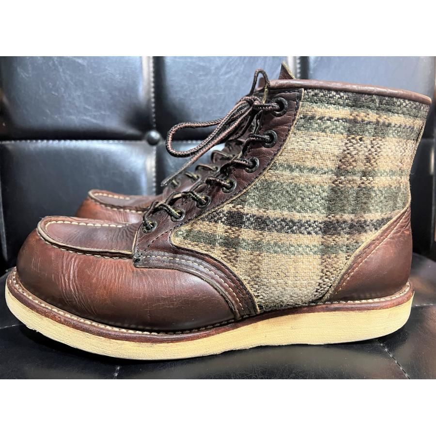 06年 希少 レッドウィング X ウールリッチ 9003 ランバージャック モックトゥ ブーツ 8.5D REDWING - メルカリ