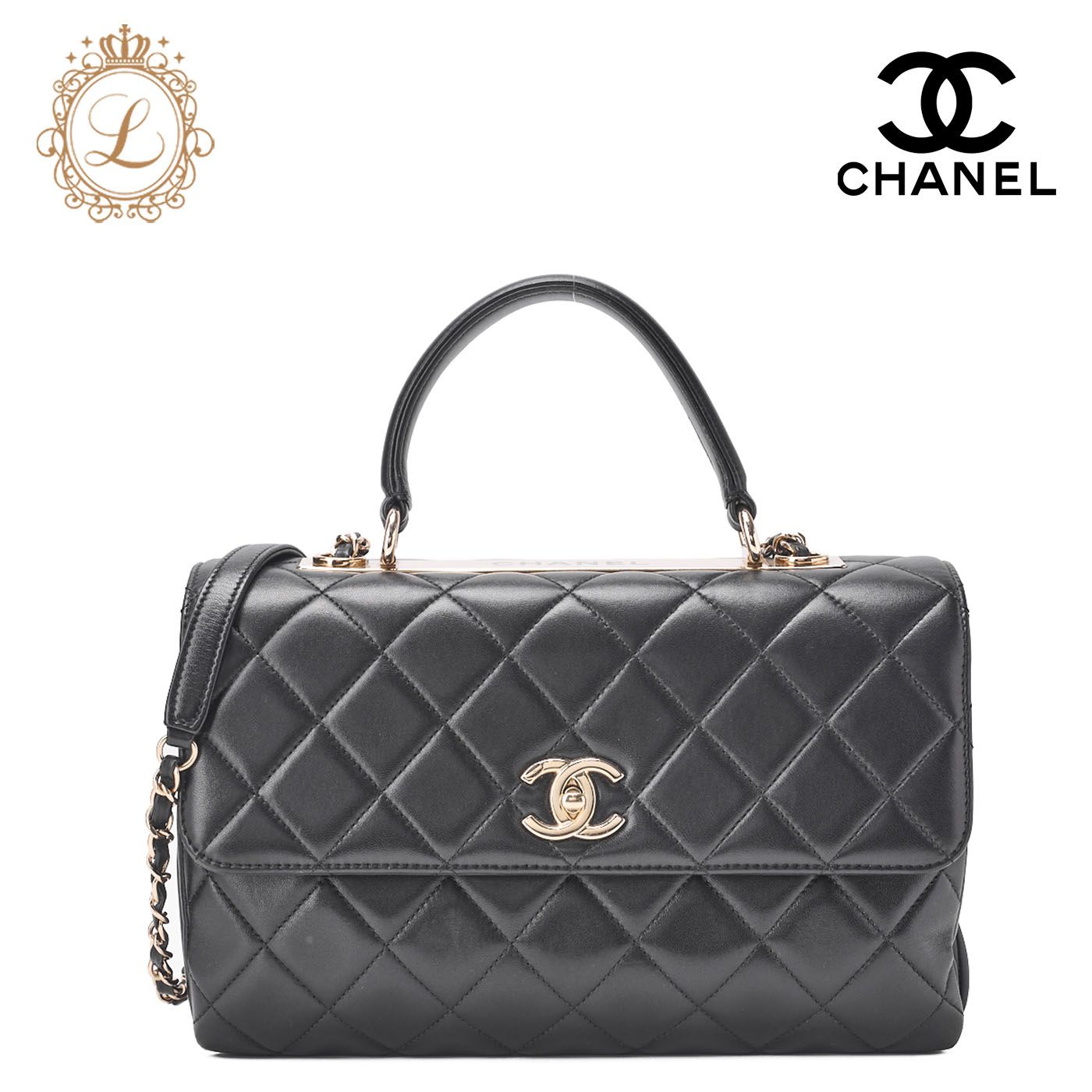 CHANEL シャネル マトラッセ スクエア型 トレンディCC 2way チェーン 
