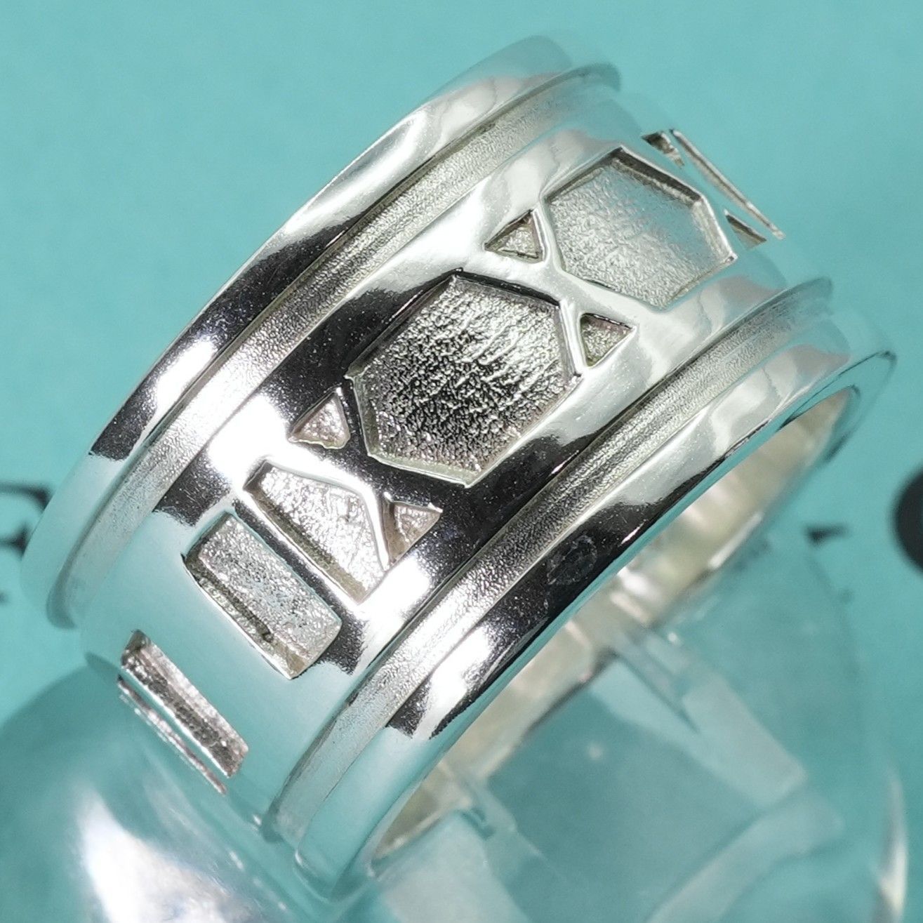 ティファニー　アトラス　ツイストグルーブバンド　シルバーリング 1995】TIFFANY&Co. ティファニー アトラス グルーヴ リング