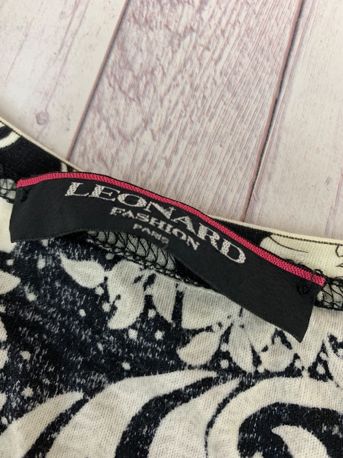 ☆LEONARD レオナール 花柄Tシャツ Lサイズ 半袖カットソー