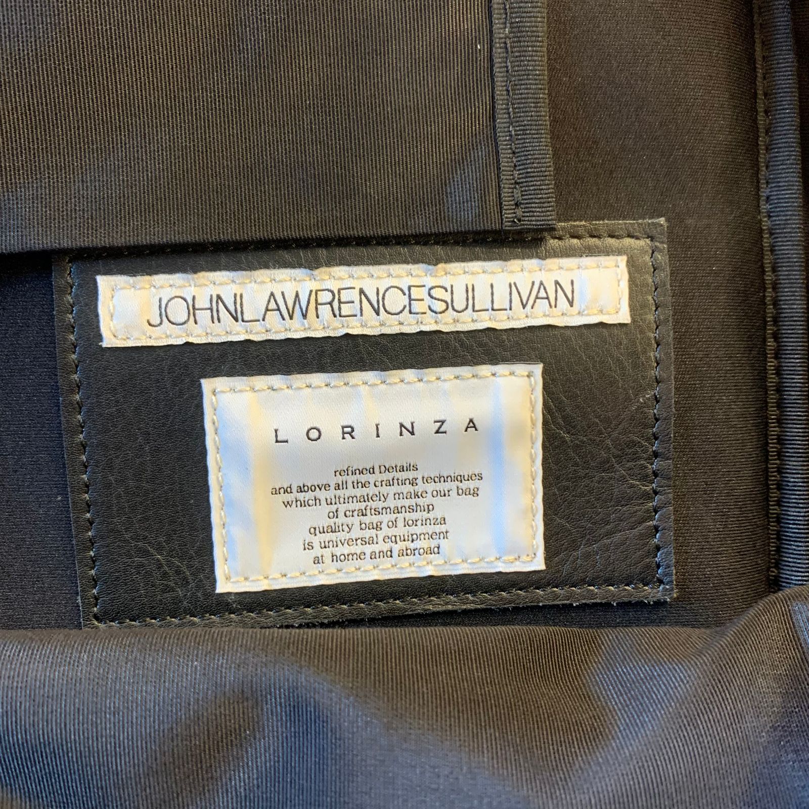 ♪JOHN LAWRENCE SULLIVAN × LORINZA NYLON BACKPACK BLACK - メルカリ