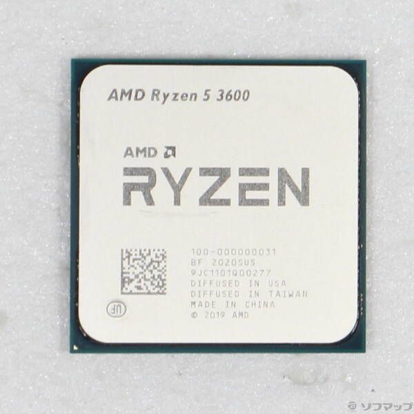 ブラックサッカーシューズ 27.5cm 品〕 Ryzen 5 3600 〔3.6GHz／SOCKET AM4〕【262】