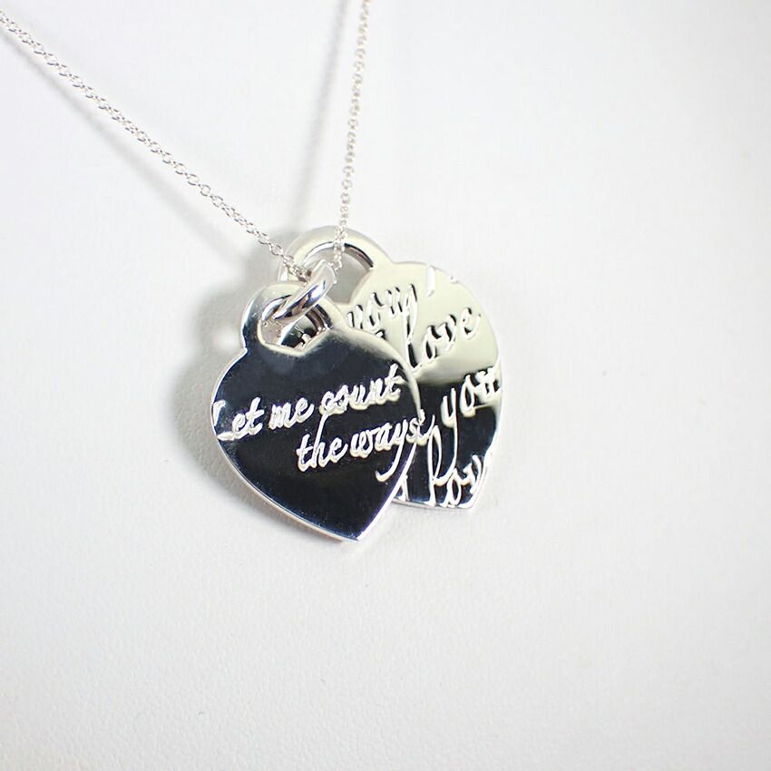 ティファニー 925 ノーツハート ペンダント/ネックレス//g507-45  