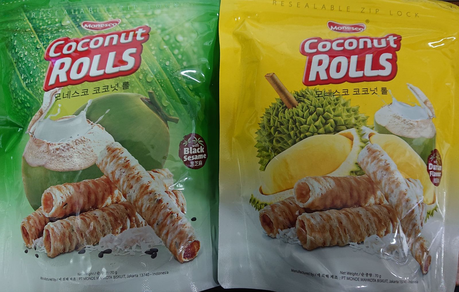 Monesco】coconut Rolls ココナッツロール2種類