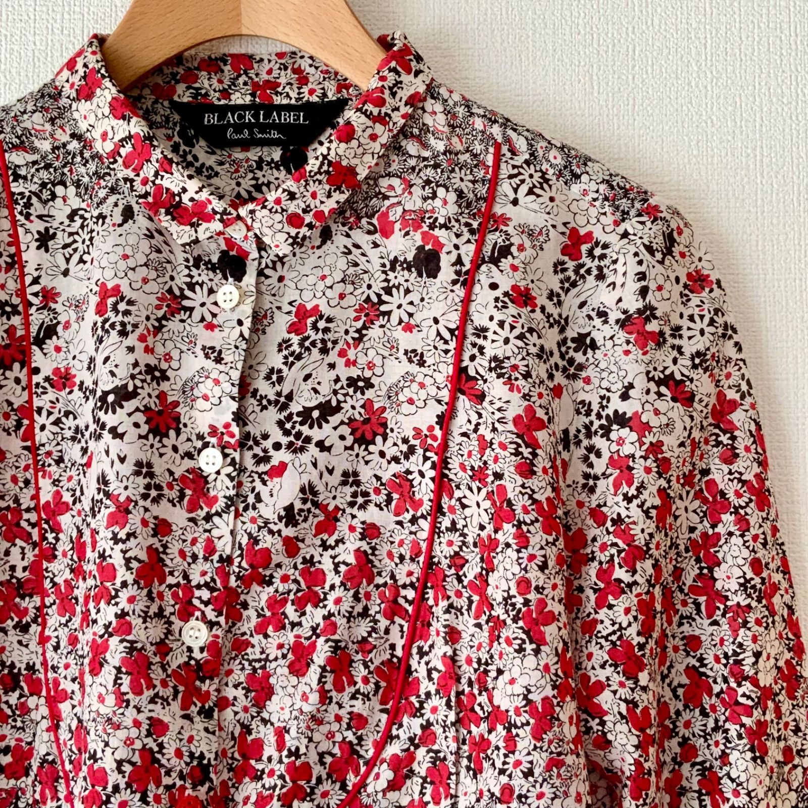 Paul Smith Black Label ポールスミスブラックレーベル】花柄 ブラウス 