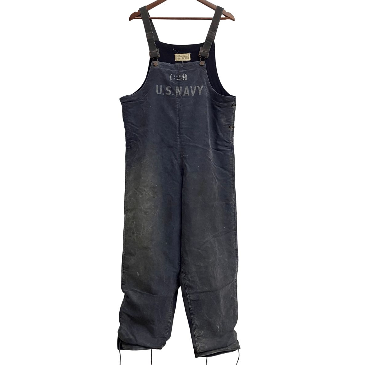 ヴィンテージ vintage 40's U.S.NAVY デッキパンツ オーバーオール