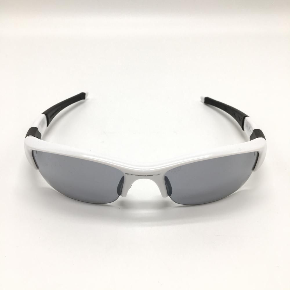 オークリー スポーツサングラス ケース付き ホワイト Oakley Oakley スポーツサングラス ホワイト&frasl;ブルー Oakley スポーツ