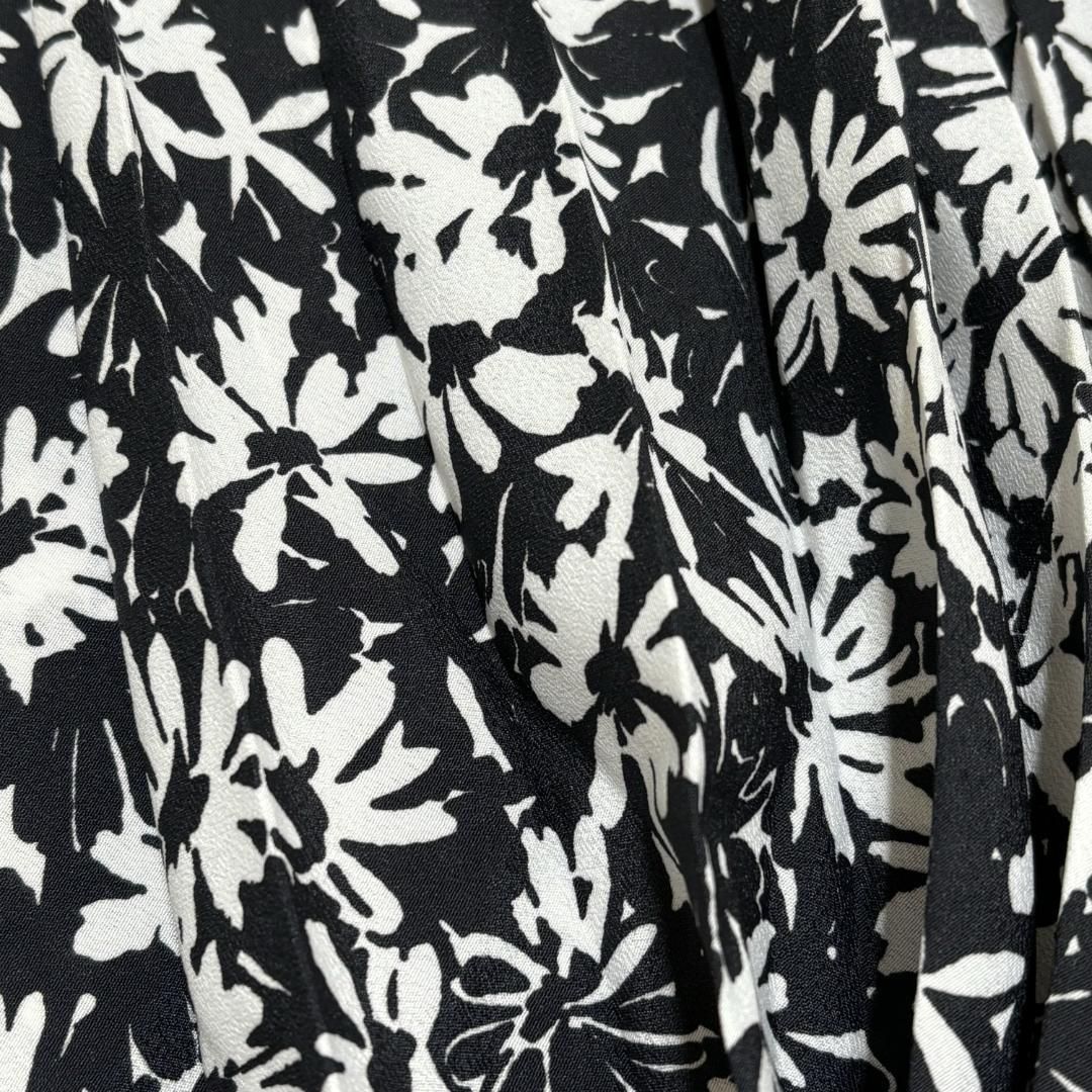 送料無料でお届けします。 theory 0 手洗い可 クレープデシンプリントスカート ブラック