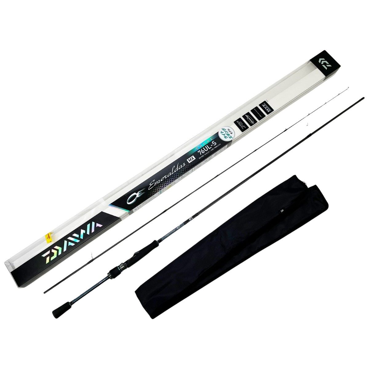 DAIWA ダイワ ルアーロッド エメラルダスMX 76UL-S N ソフトケース付 05803143