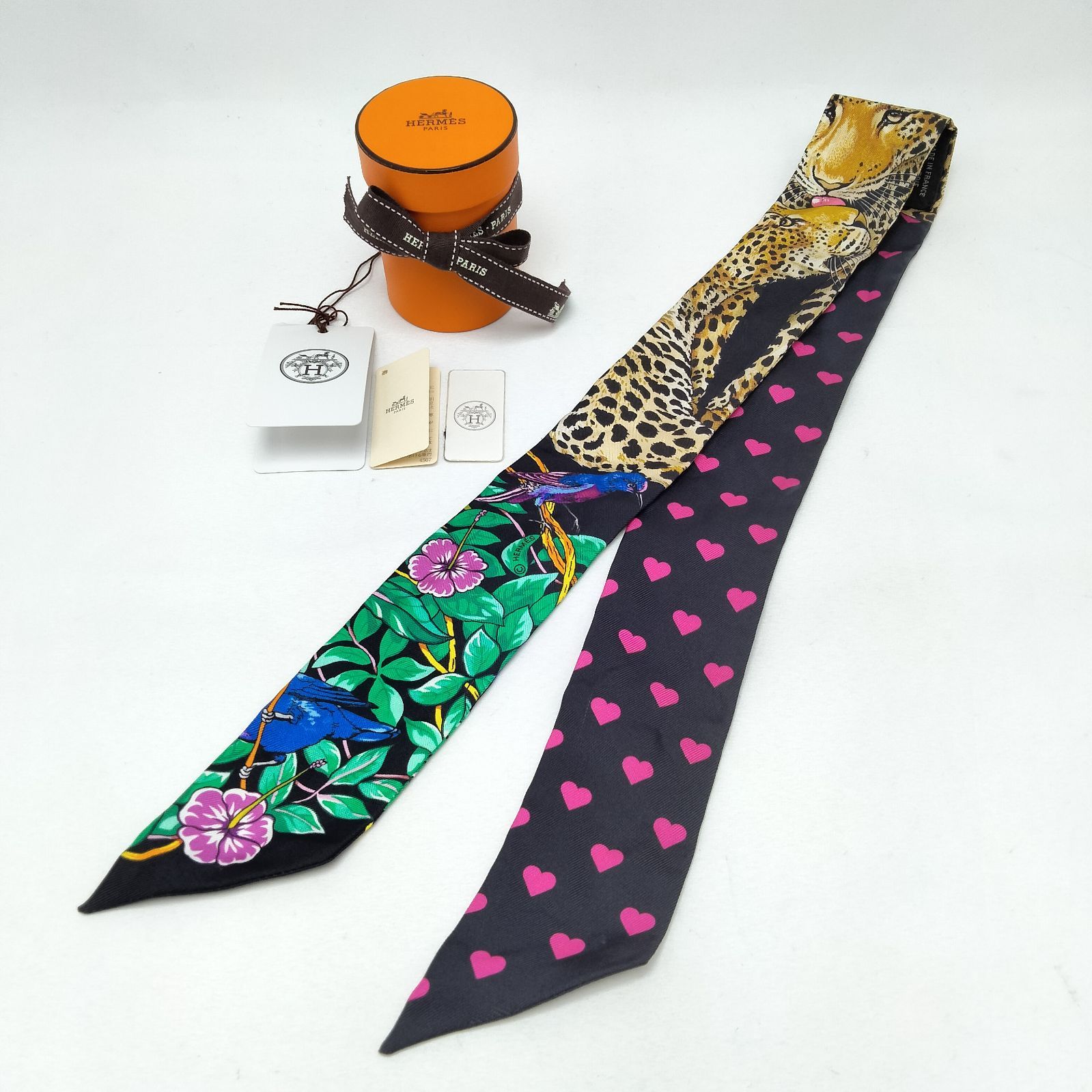✨️HERMES✨️エルメス ツイリー スカーフ ジャングルラブ