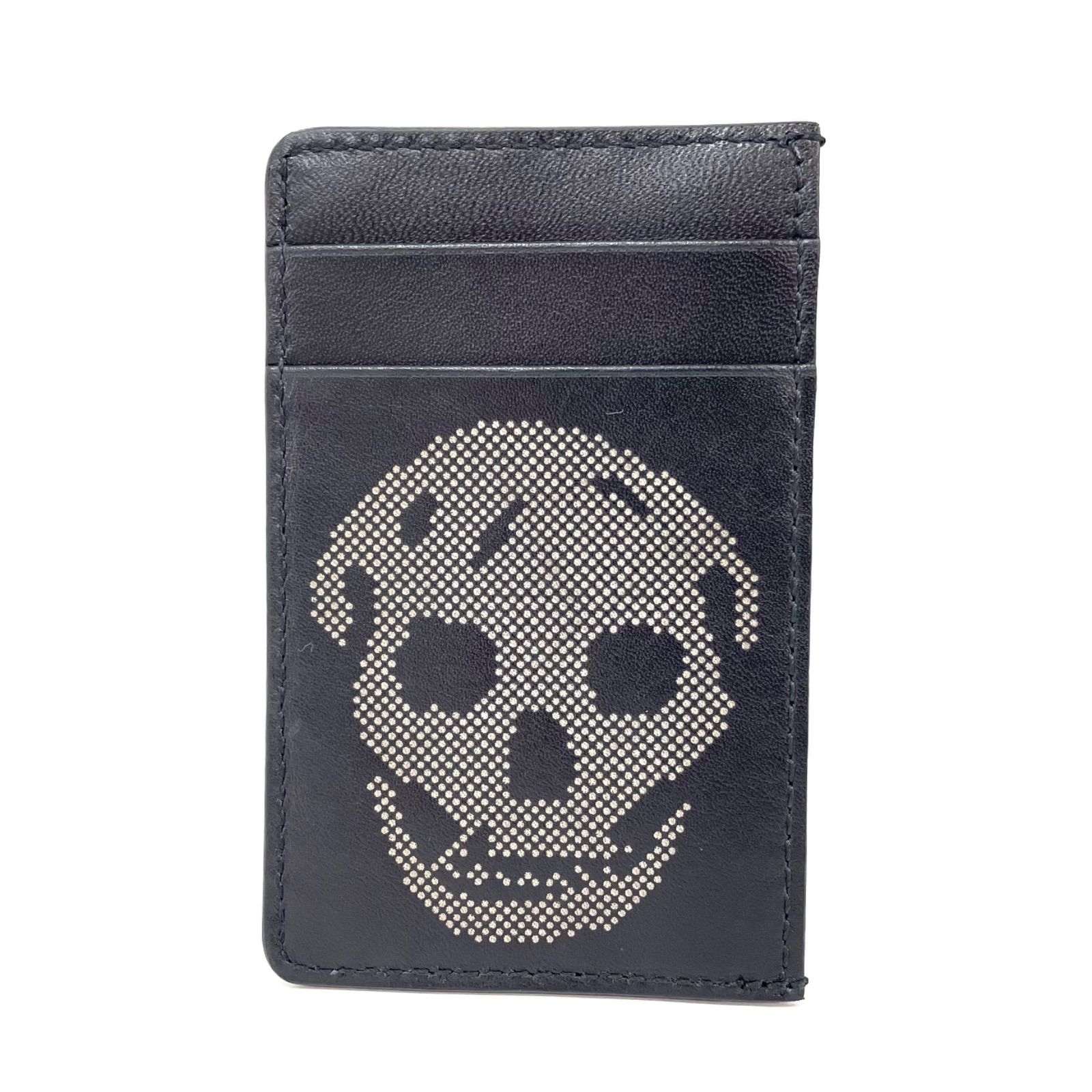 アレキサンダーマックイーン カードケース スカル スタッズ 名刺入れ