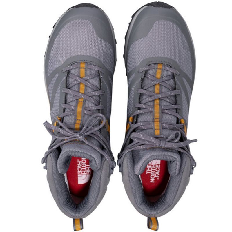 THE NORTH FACE メンズ トレイルシューズ ライトウェーブ ミッド フューチャーライト ブーツ 防水 ZINGグレー/サフラン【新品】 ザ ノースフェイス Men’s Litewave Mid Futurelight Boots トレッキングシューズ %off cst THE NORTH FACE ザ ノースフェイス メンズ トレイルシューズ Men's