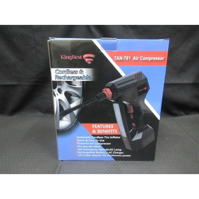 中古品 美品 King Best キングベスト 電動空気入れ 充電式電動エアー