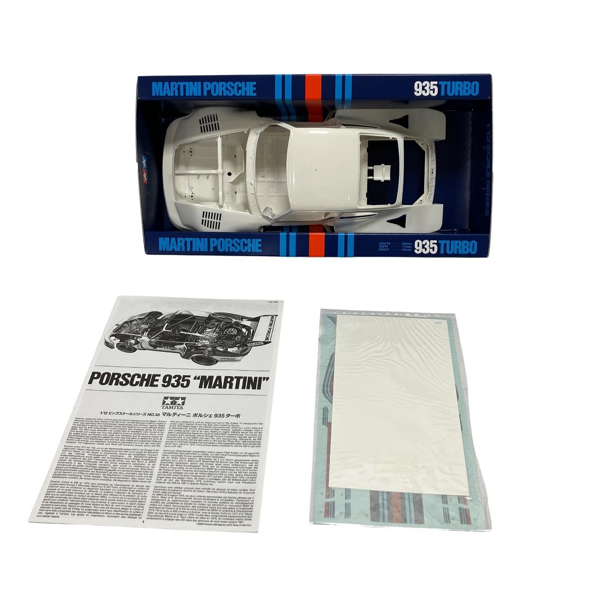 TAMIYA ポルシェ 935ターボ 1/12 Amazon | 12023 1/12 ビッグスケール マルティーニ ポルシェ935