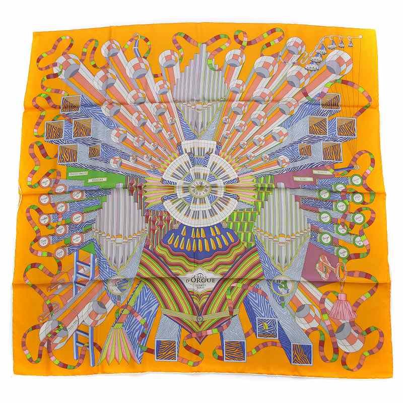 エルメス シルク カレ90 Point D ORGUE フェルマータ スカーフ 2020年春夏 新作 HERMES エルメス スカーフ カレ140 