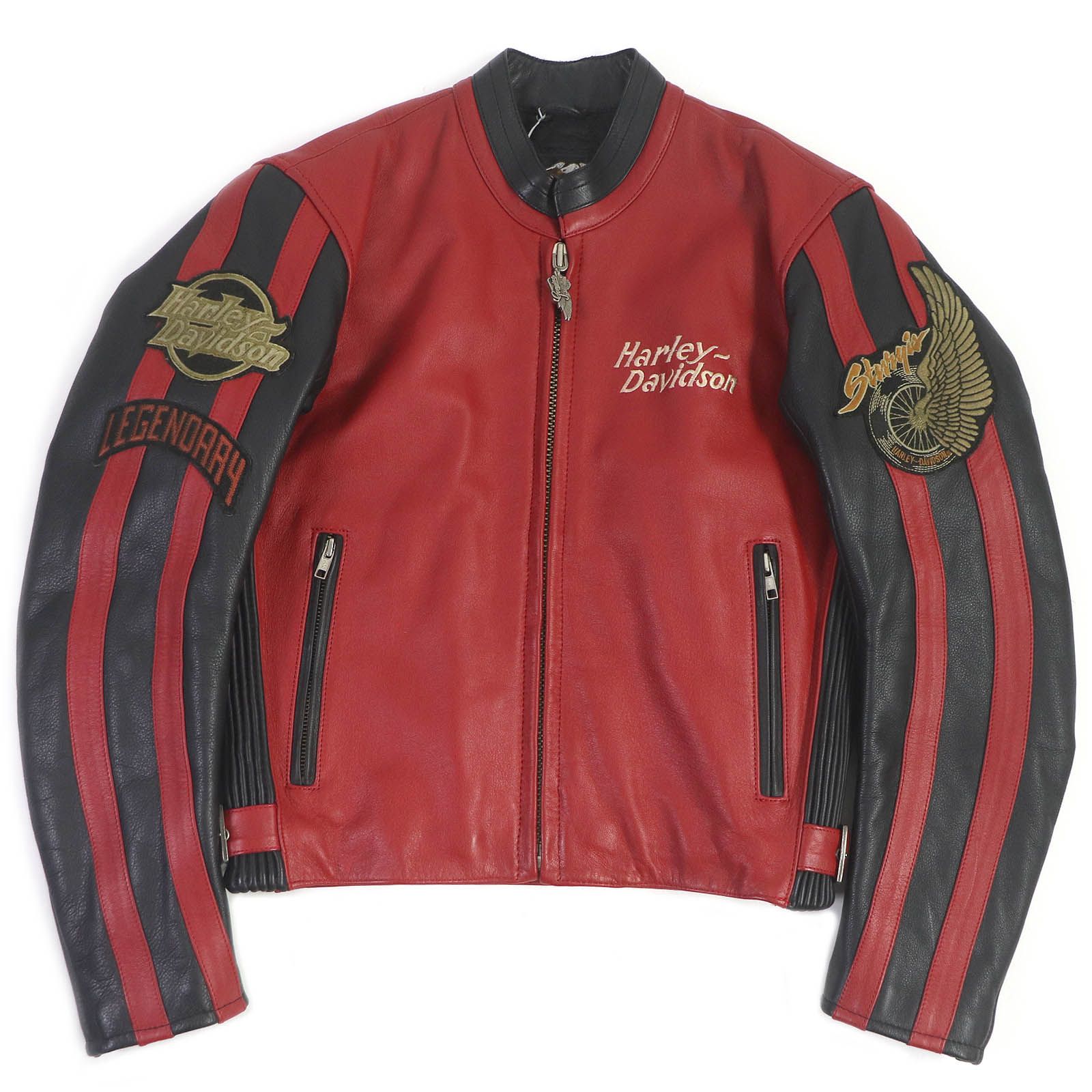 正規品 HARLEY-DAVIDSON ハーレーダビッドソン 豪華刺繍 キルティング