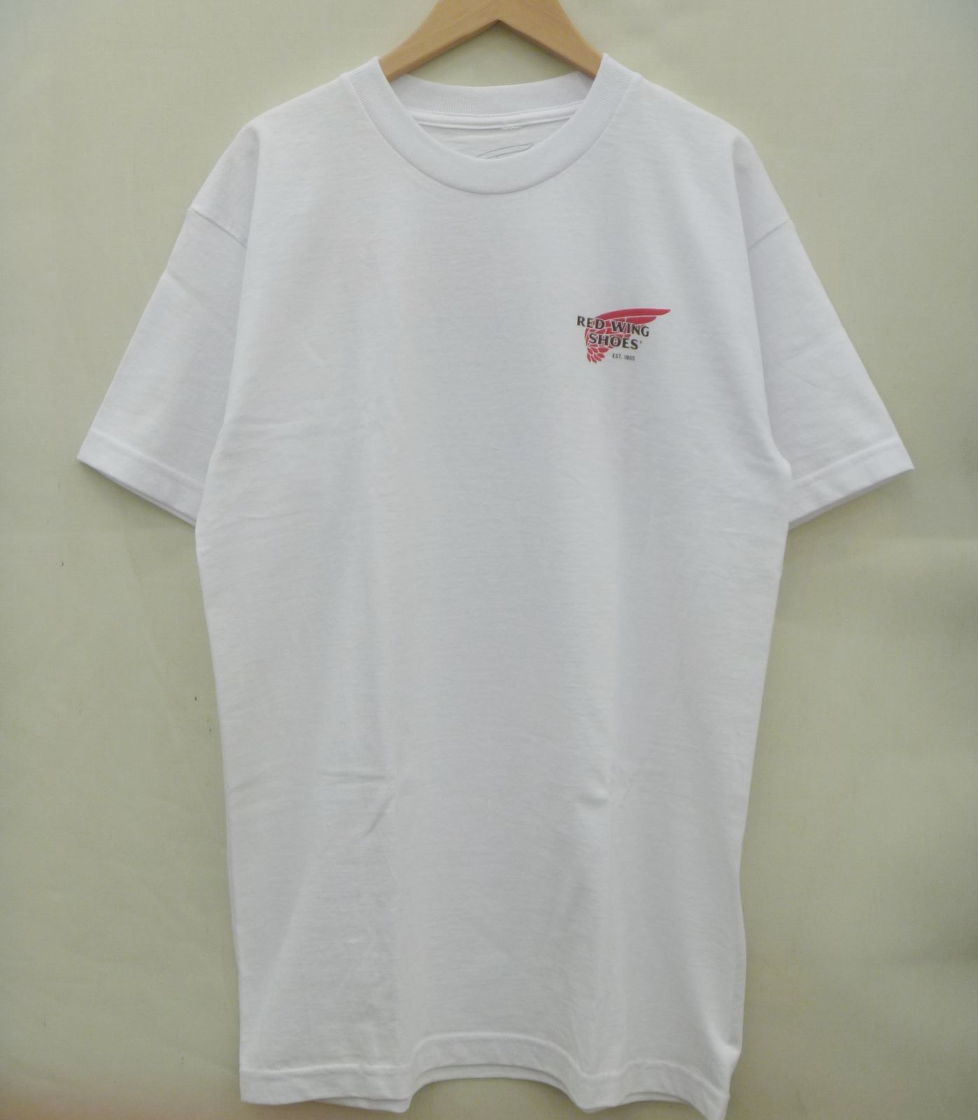 美品 レッドウィング RED WINGS メンズ 半袖 ロゴTシャツ アメリカ製