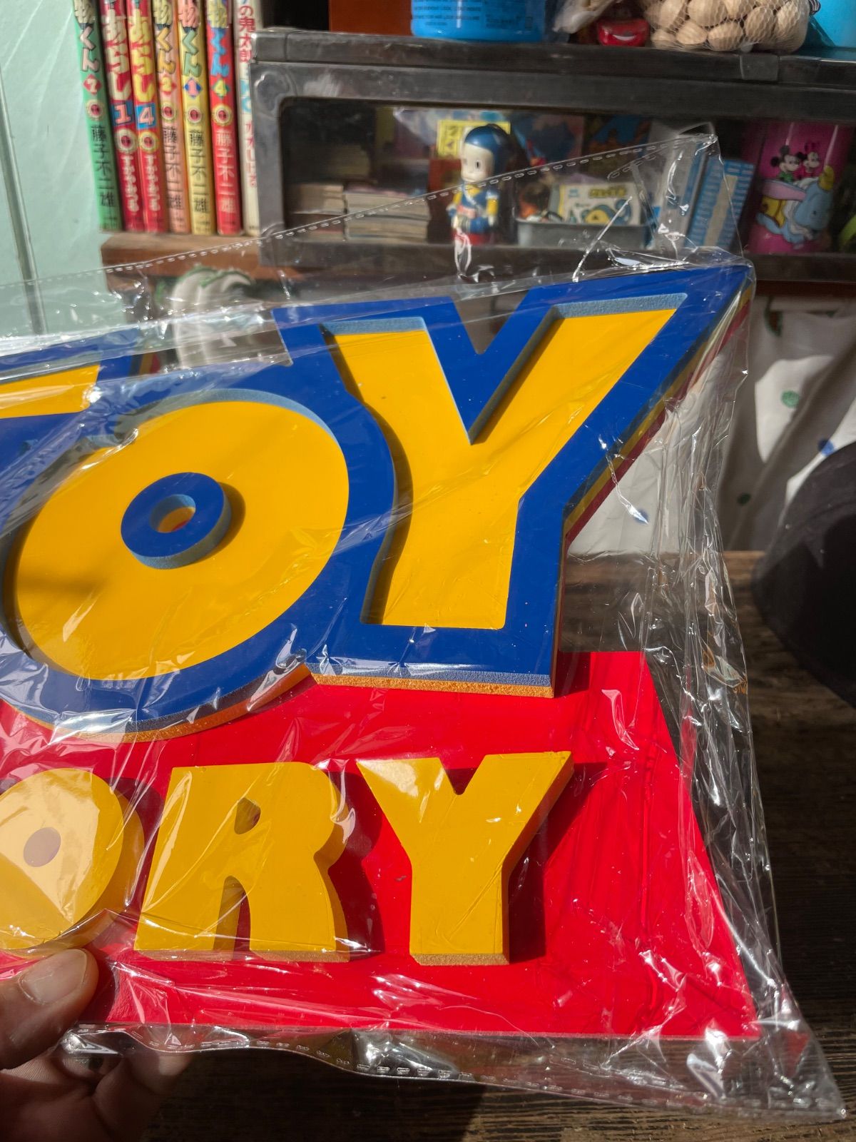 再入荷】TOYSTORY 貴重！トイストーリーロゴパネル大 40cm✖️27cm