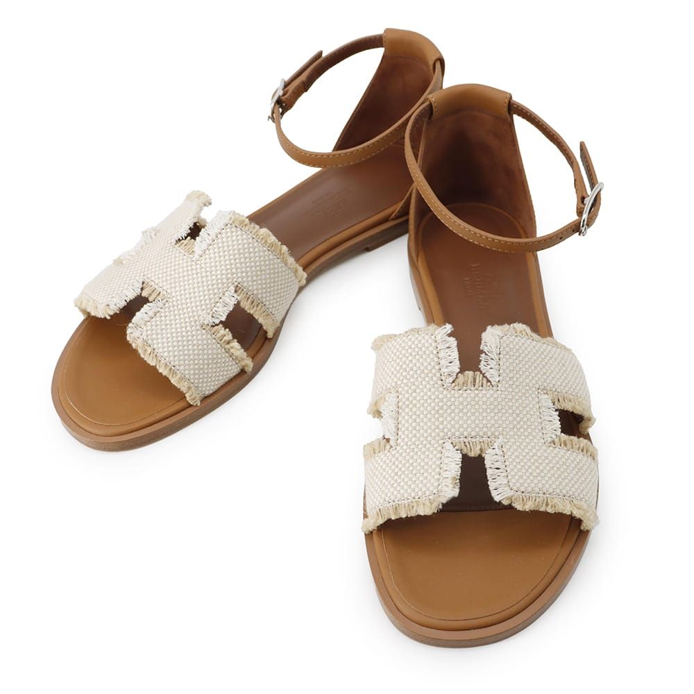 エルメス サンダル サントリーニ フランジ付き レディースサイズ37