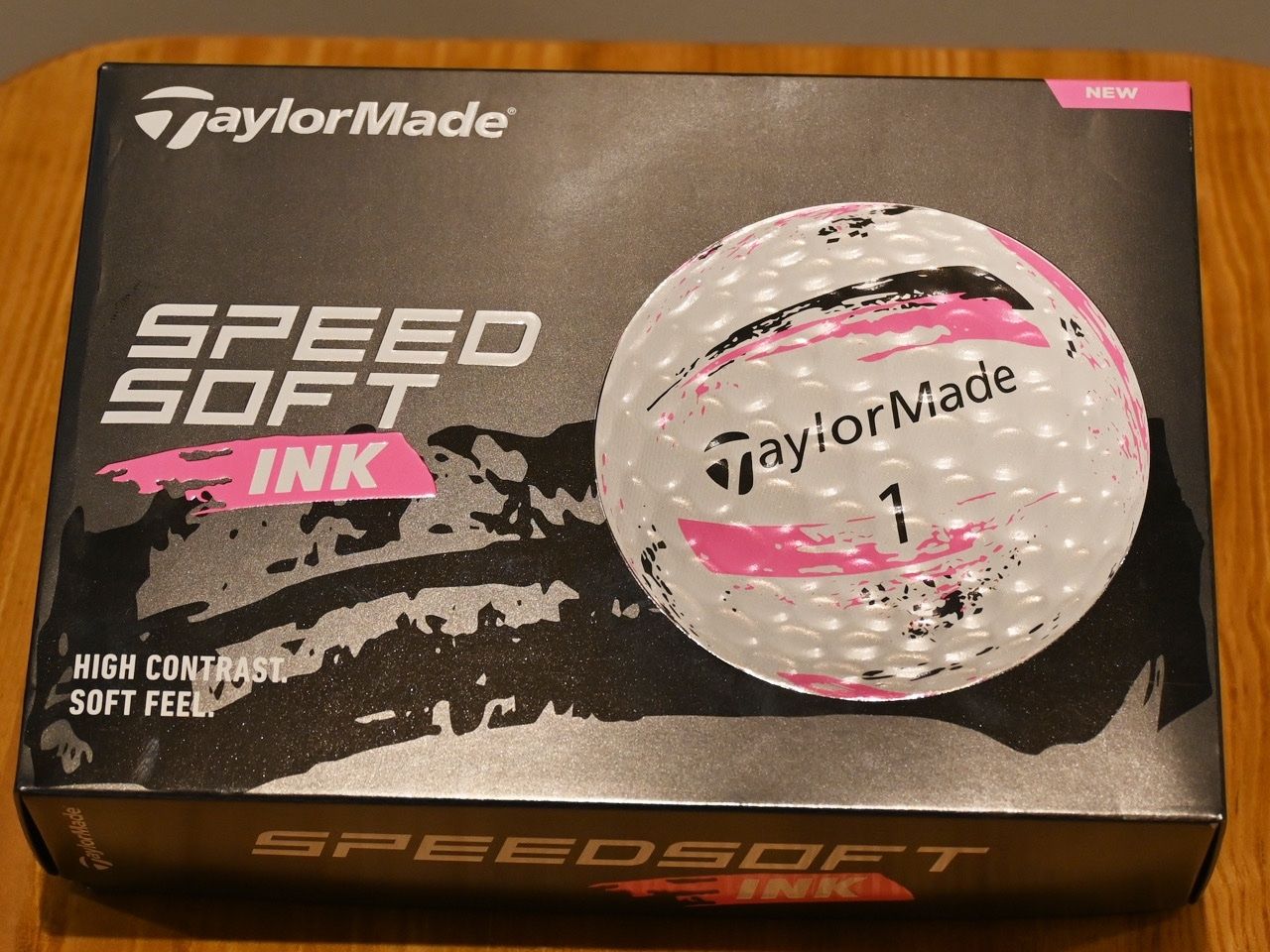【未使用品】 テーラーメイド インクカラー・ピンク 限定品 SPEED SOFT 未使用品】テーラーメイド SPEED SOFT INKカラーピンク限定品