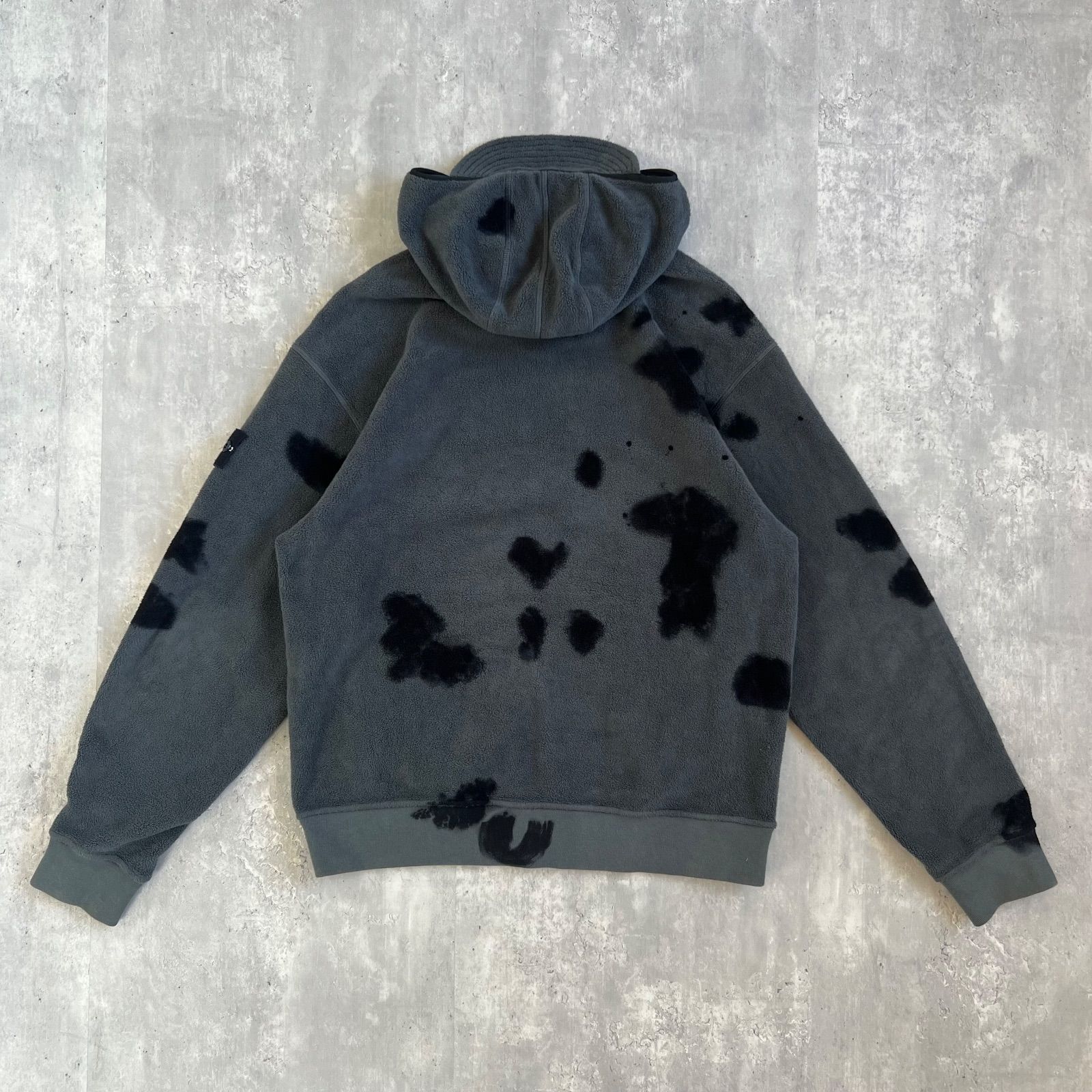 STONE ISLAND ストーンアイランド ハンドペイント まだら模様 ジップ 