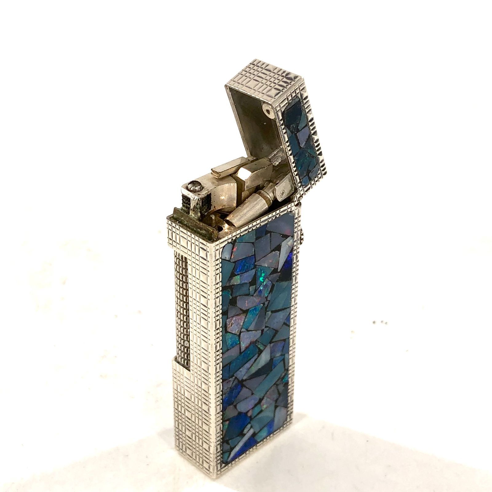 dunhill ダンヒル モザイク オパール シルバー ローラー式 ガス 