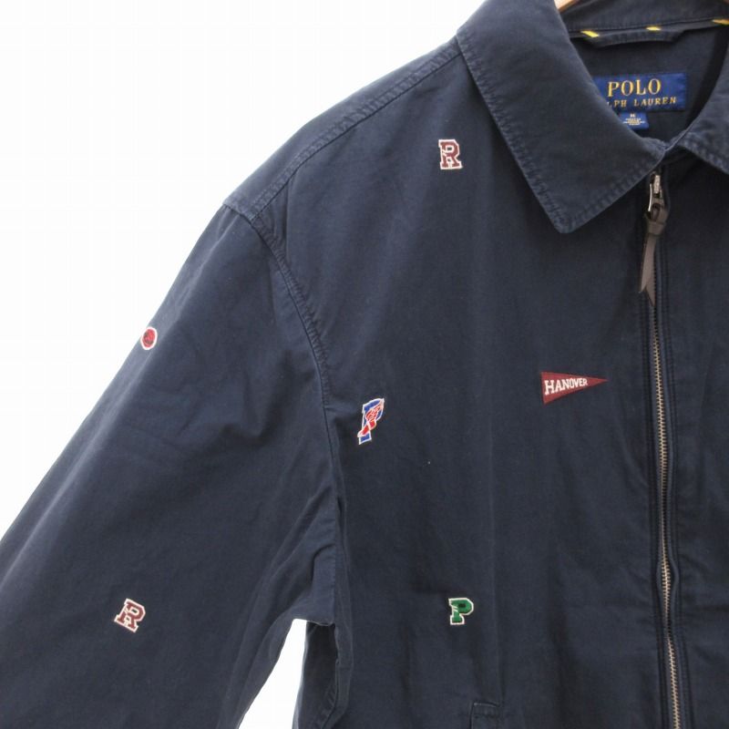 Polo Ralph Lauren ジップ ワッペン ブルゾン ジャケット ポロ ラルフローレン POLO RALPH LAUREN スイングトップ