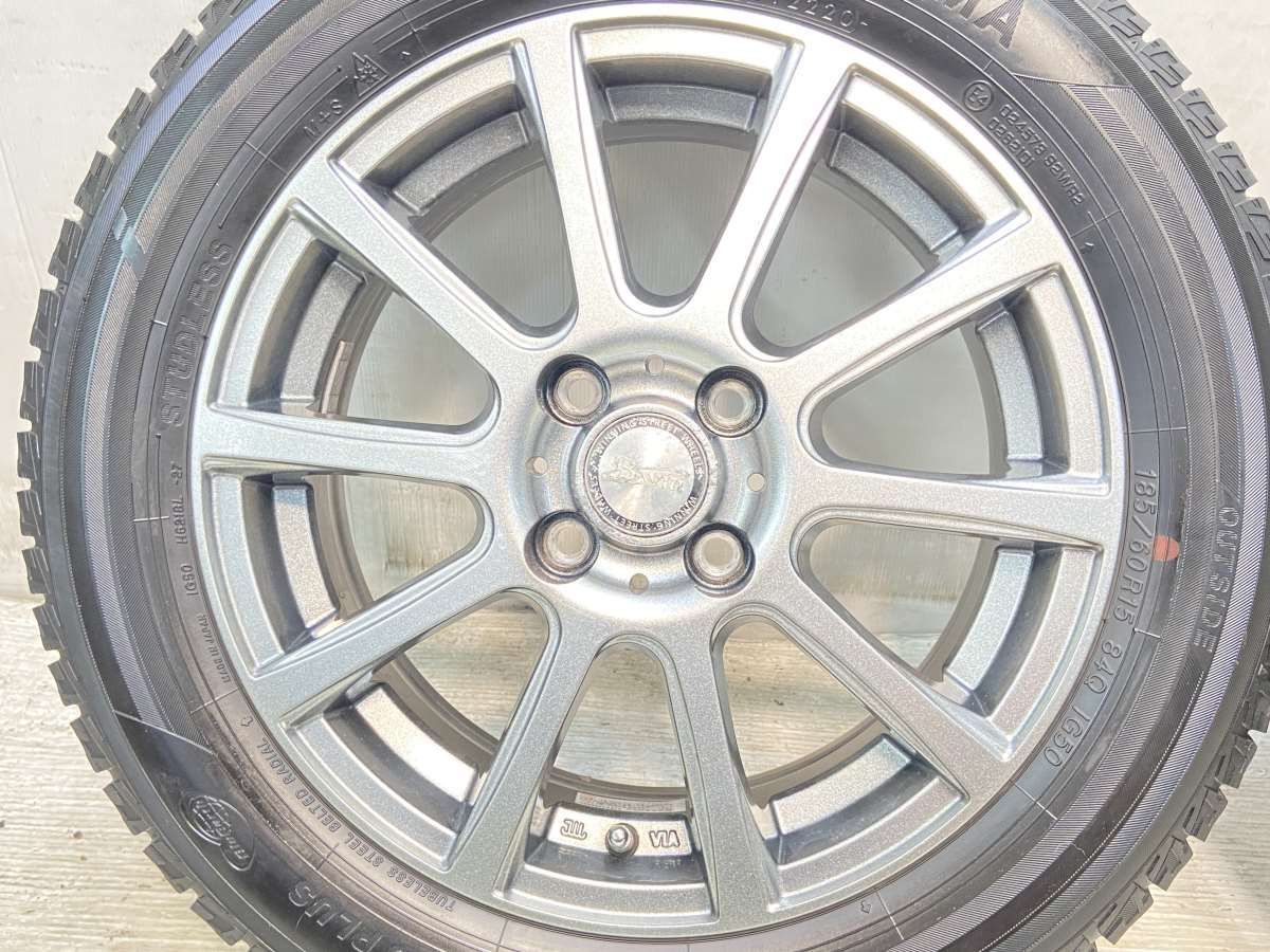 ヨコハマタイヤ スタッドレスig50プラス 185/60R15 ホイル付き 4 