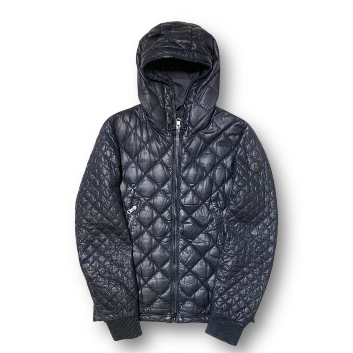 MONCLER ネイビー キルティング ダウンジャケット ネイビーブルー Moncler x Gilga Farm by Donald Glover Tangelo