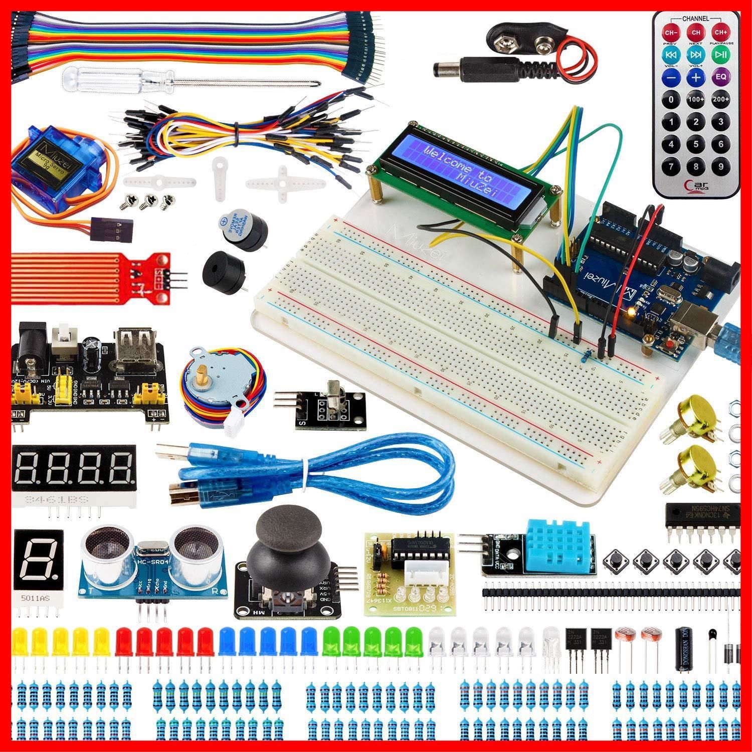 新着商品】Miuzei 初心者 電子工作 スターターキット Arduinoとの互換